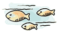 Illustration : des poissons rouges